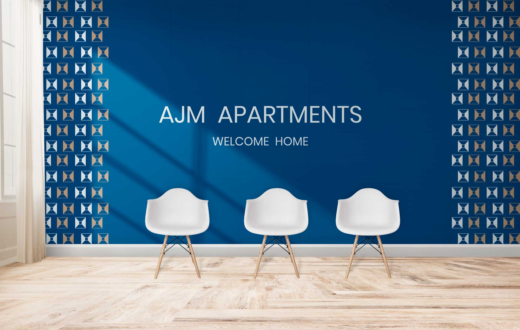 Mural wall for AJM Apartments