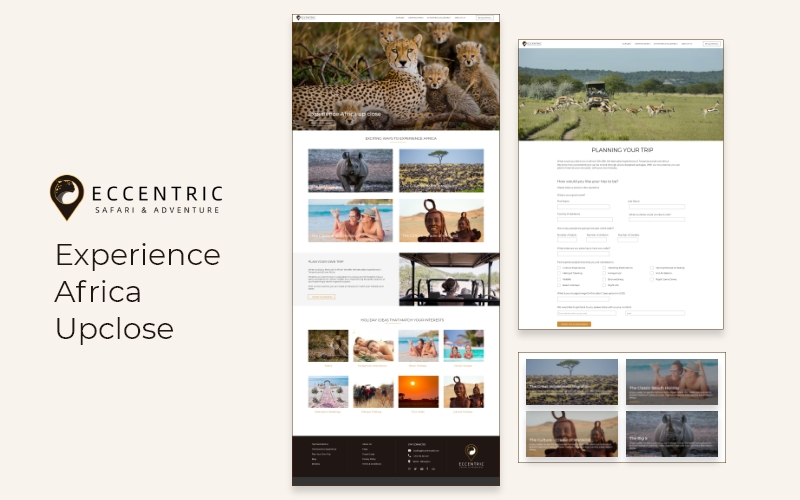 Eccentric Safari & Adventure Website